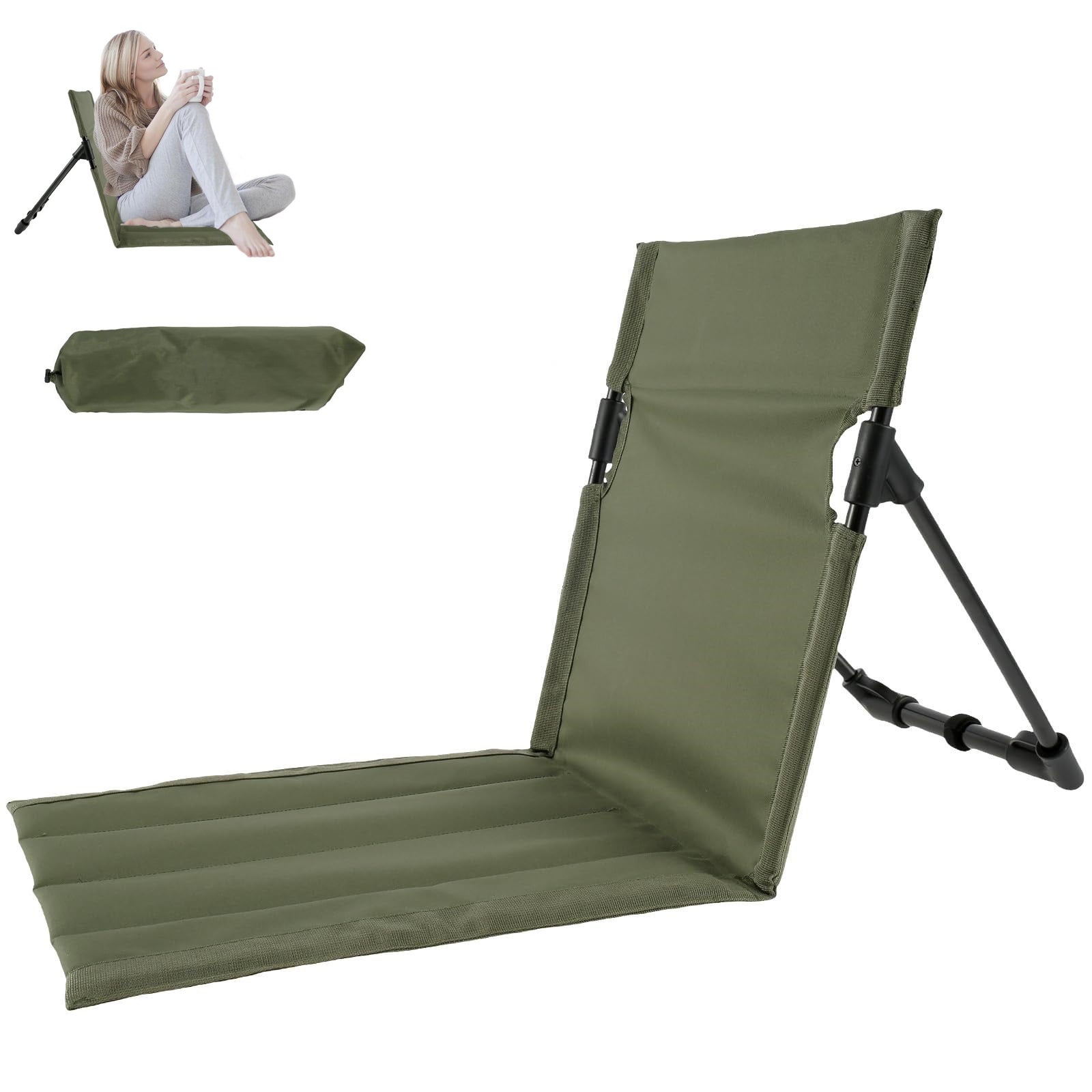 Sedia Pieghevole Portatile Con Borsa - Leggera, Per Esterni, Spiaggia, Picnic, Pesca E Viaggi