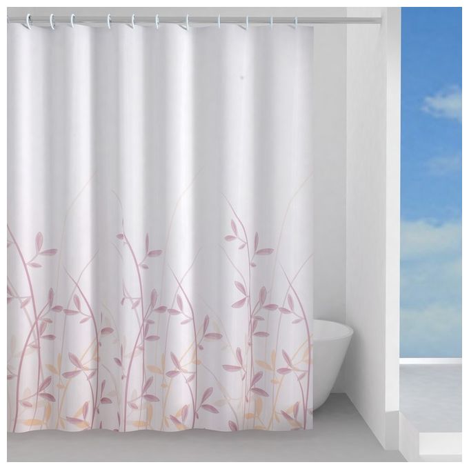 Tenda Doccia Feridras 187078 In Plastica, Multicolore, Dimensioni 120x200 Cm, Facile Da Pulire