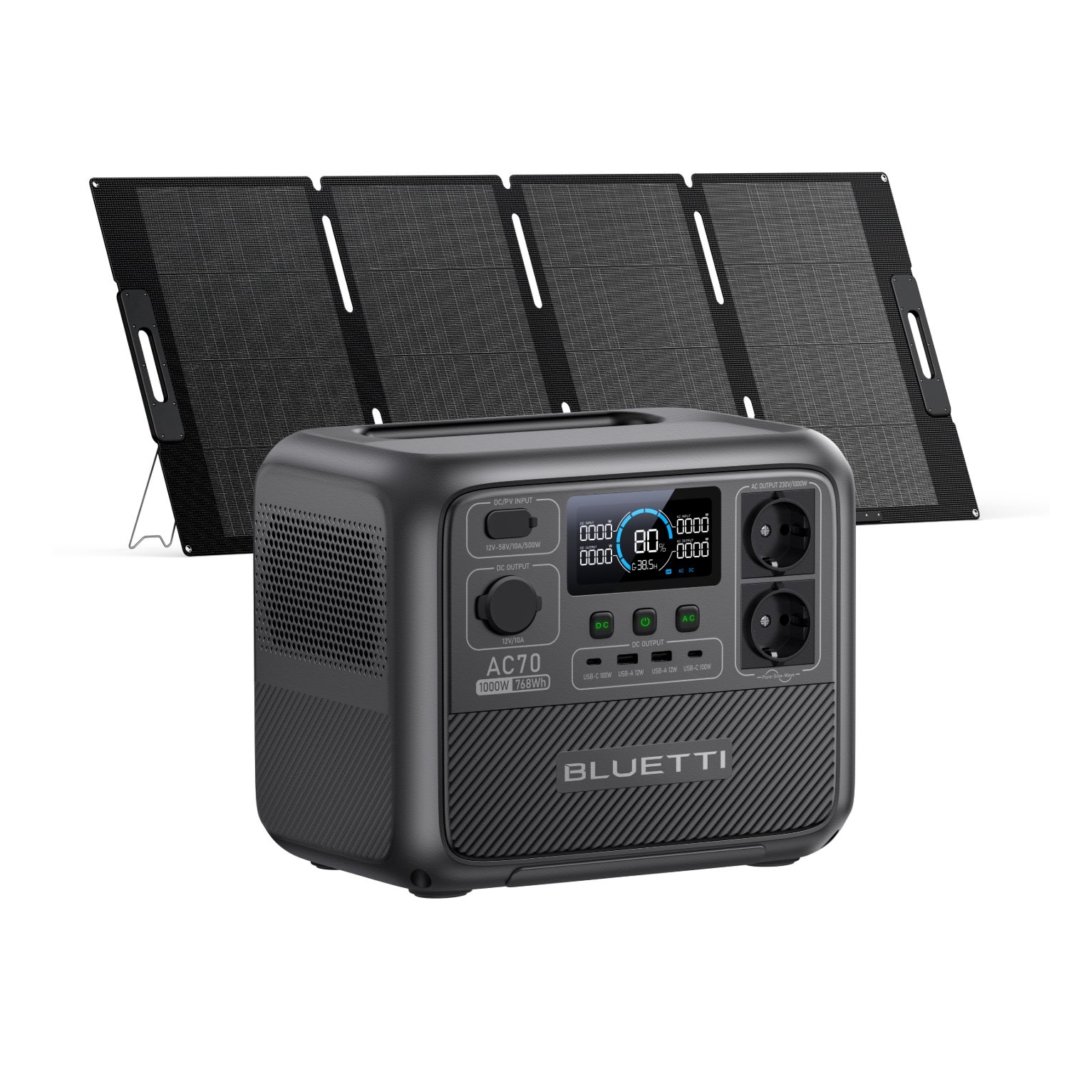 BLUETTI AC2A Generatore Elettrico Portatile, Batteria LiFePO4 Da 204.8Wh Con 1 Uscita CA Da 300W, Stazione Elettrica Del Generatore Solare Portatile | Leroy Merlin - Foto 10