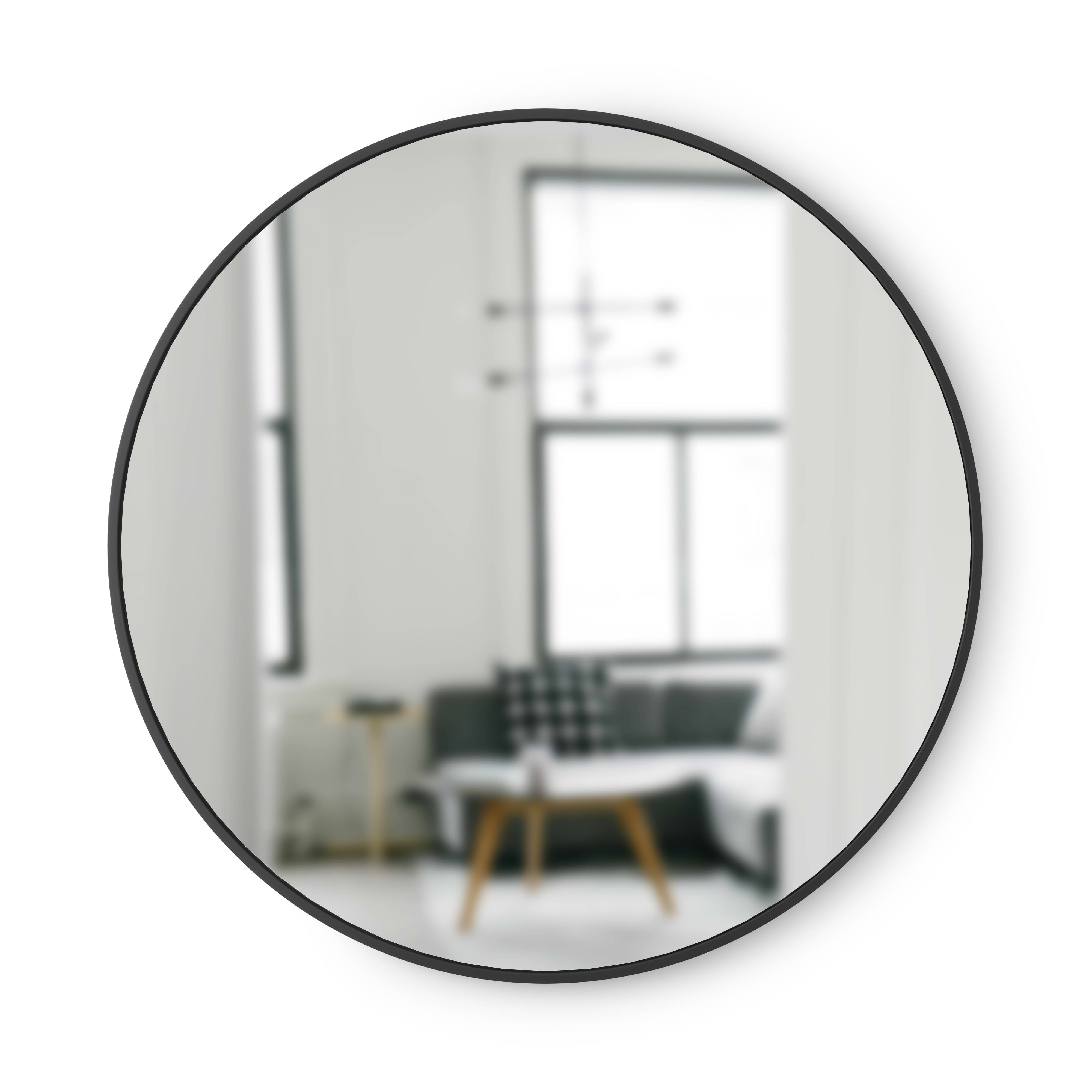Miroir Mural Autocollant Rond 30cm – Acrylique HD, Flexible, Pour Salle De Bain, Chambre, Porte