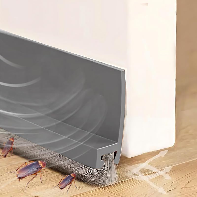 93CM Joint Brosse Bas De Porte 2025 - Hauteur Surélevée 40mm Renforcé