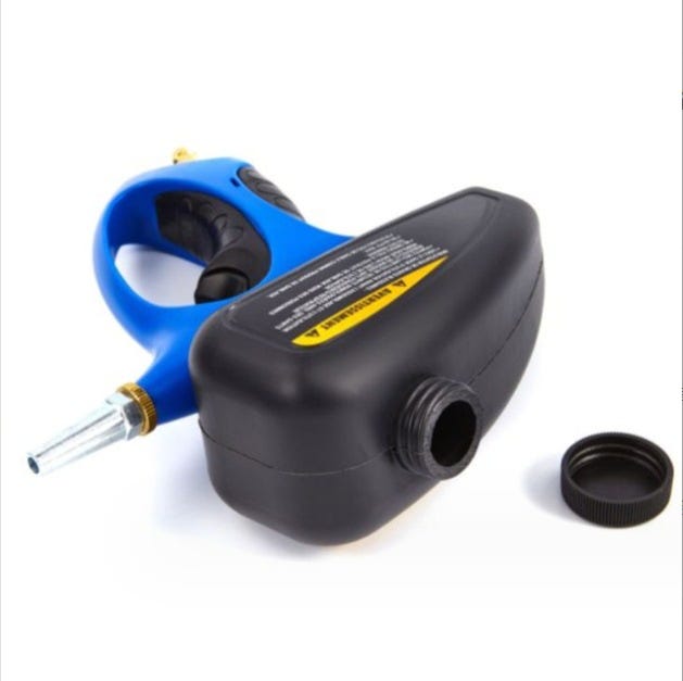 Pistola Sabbiatrice NANPU Ad Aria Con Ugello In Ceramica - Ideale Per Rimozione Ruggine, Vernice E Vetro - Foto 12