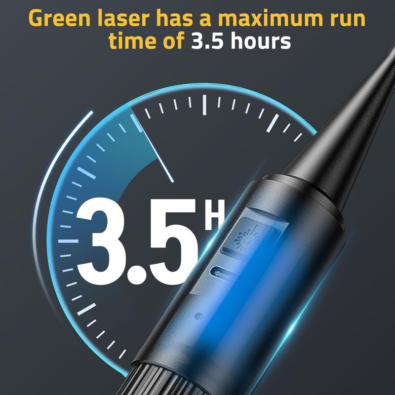 Outil de calibration laser vert rechargeable pour un alignement précis des arbres avec 32 adaptateurs de tailles différentes - 4