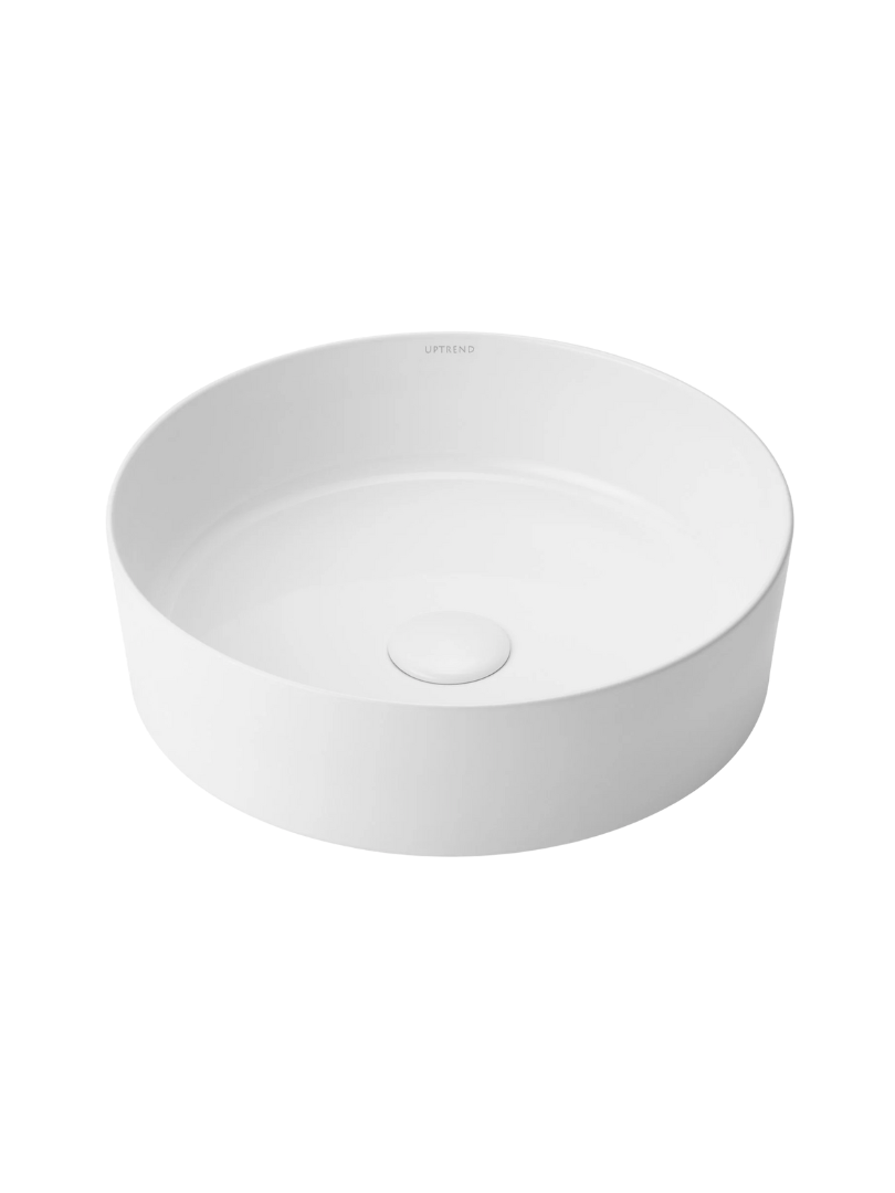 Umywalka nablatowa Uptrend LYNX biały połysk 1 szt.