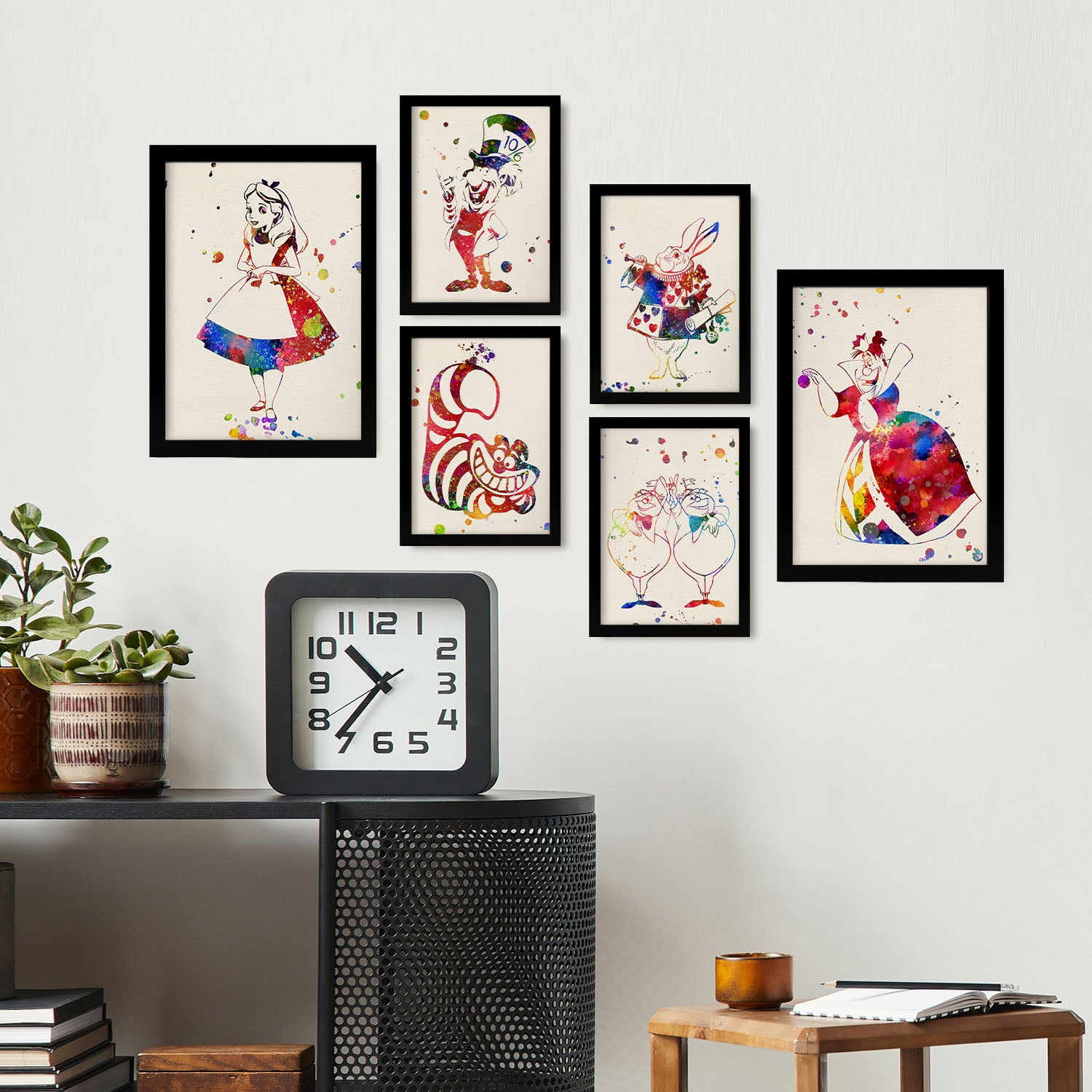 Nacnic alicia maravillas aesthetic wall art prints for bedroom or living room design