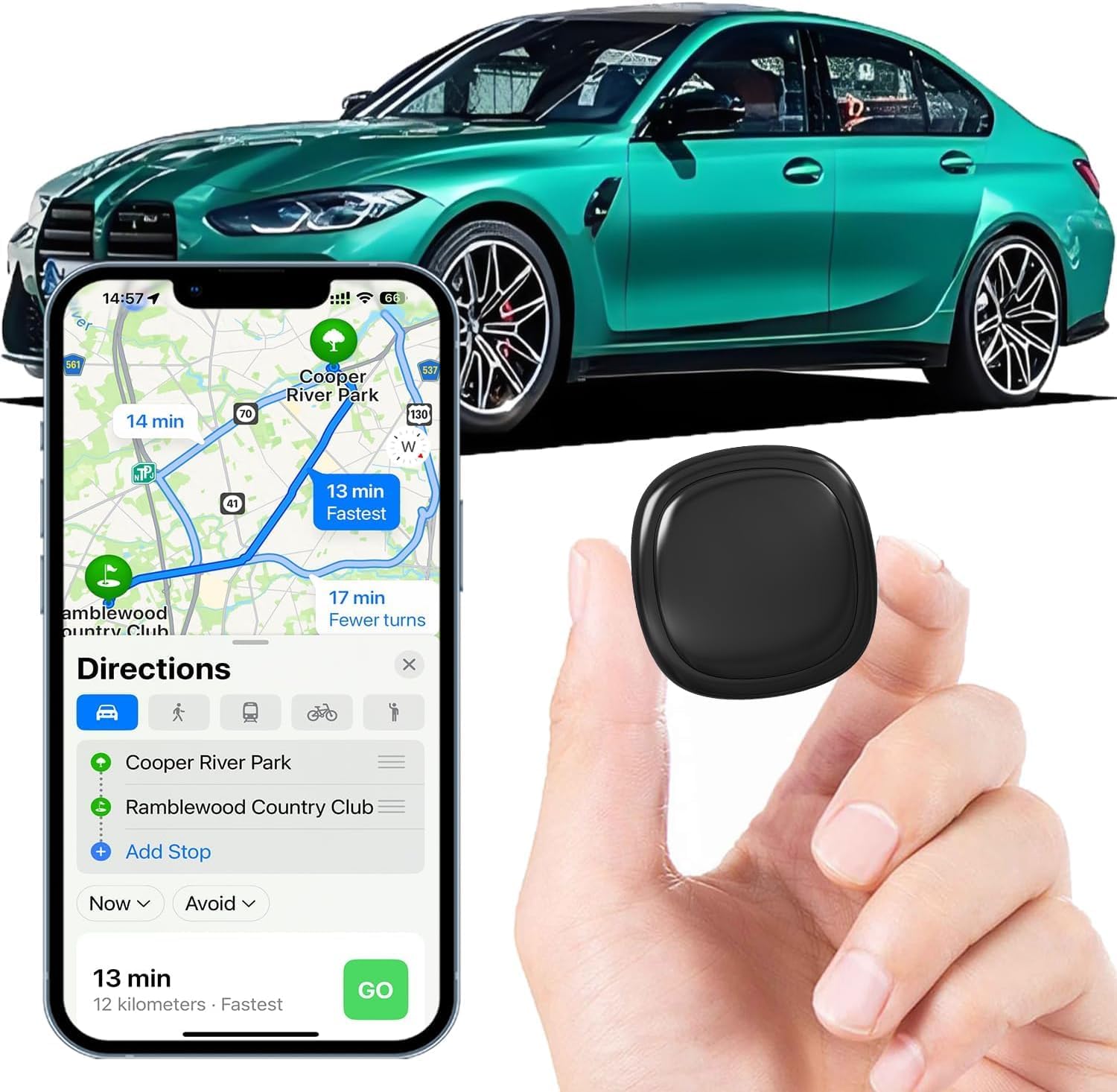 Mini Traceur GPS Magnétique F10X - Surveillance En Temps Réel Pour Véhicule