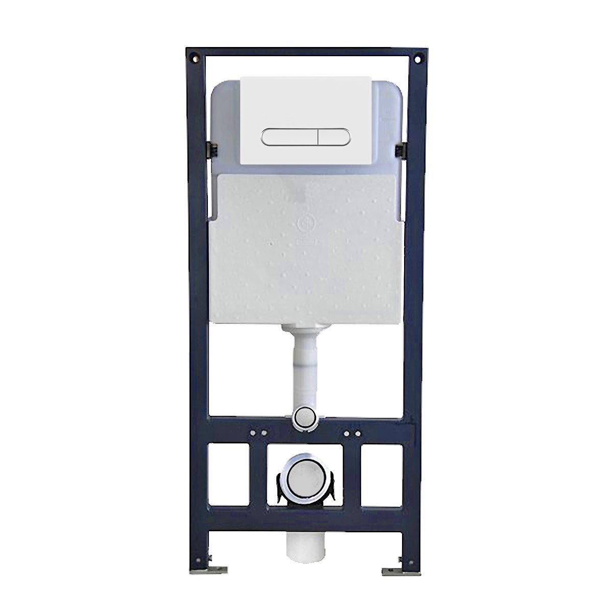Bernstein Stelaż podtynkowy WC G3004A + panel spłuczki 4117 biały mat
