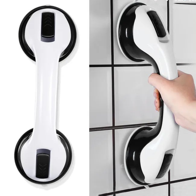 Poręcze do wanny i prysznica, poręcz prysznicowa z wysokim ssaniem, poręcz zabezpieczająca do łazienki, czarna