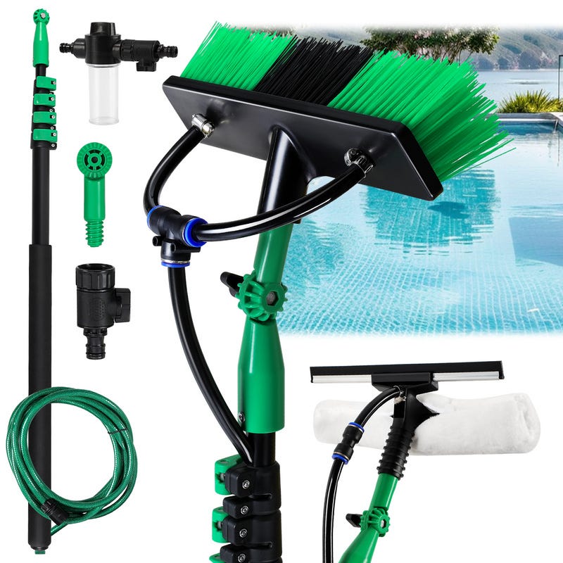 Spazzola Per Polvere Estensibile Roebii - Con Manico Telescopico E Testa Pieghevole, Lavabile - Foto 9