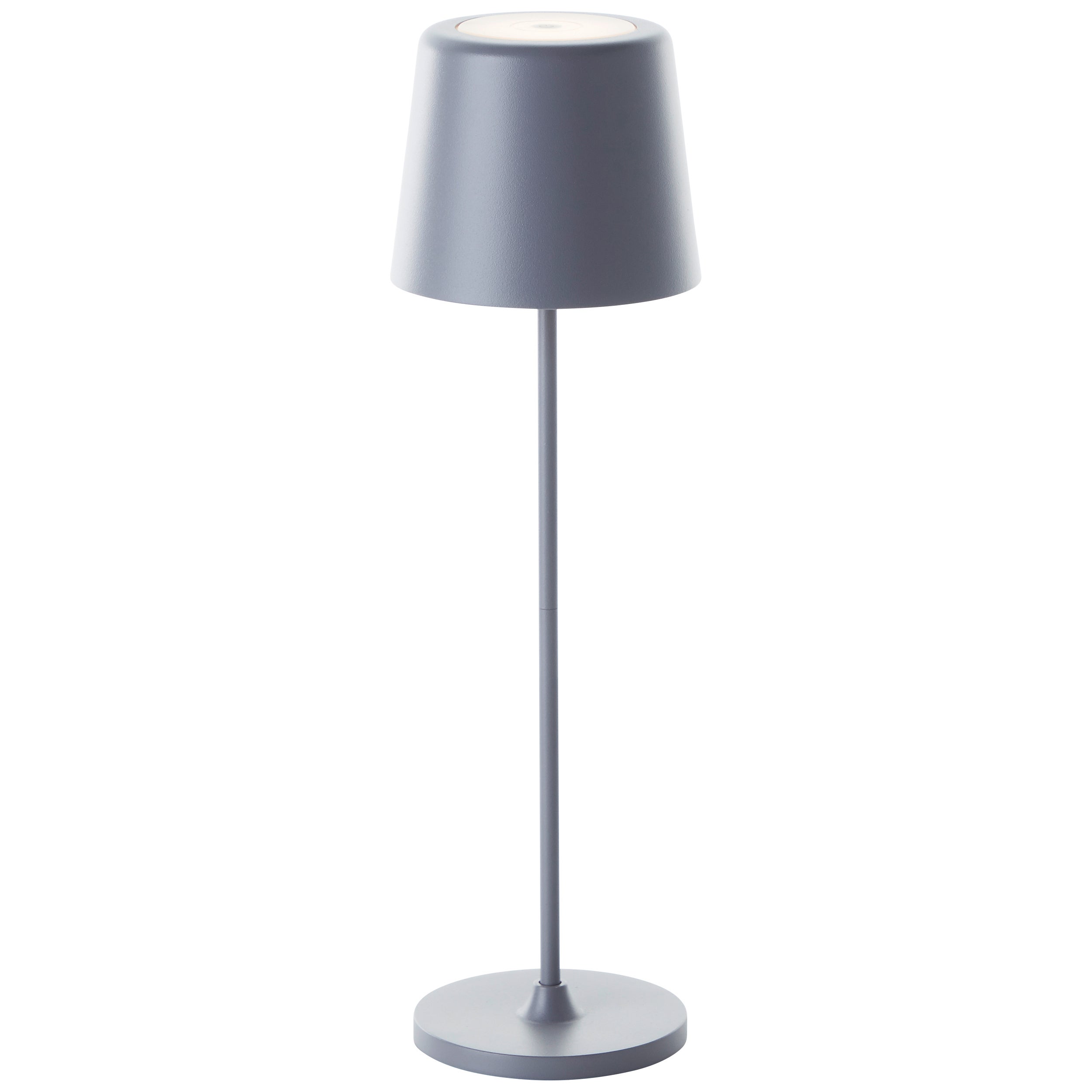 Lampa stołowa ogrodowa LED Brilliant Kaami, 37 cm, matowy metal szary, zintegrowana dioda LED 2 W - 5