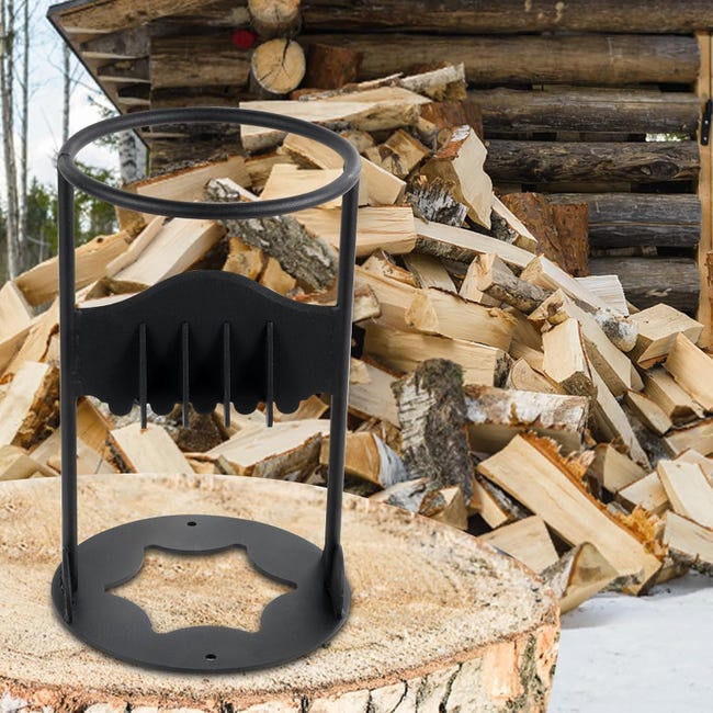 Spaccalegna Manuale ECD Germany - Con Manico In Legno E Lama In Ghisa - Per Legna Da Camino - Foto 5