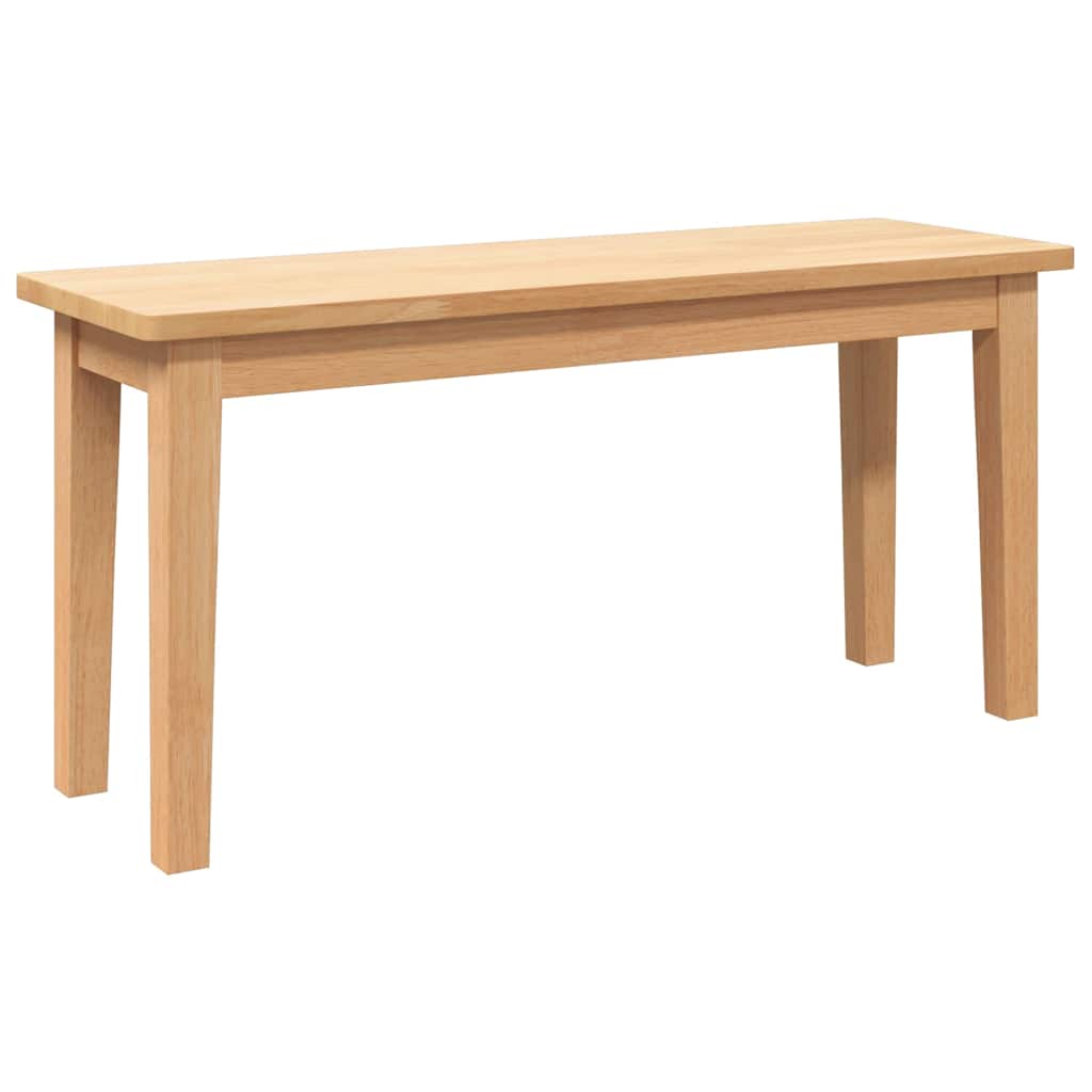 Table A Manger Grise Banc à Manger Panama Blanc 105x30x45 Cm - Bois Massif De Pin, Capacité 220 Kg Banc Rustique Blanc