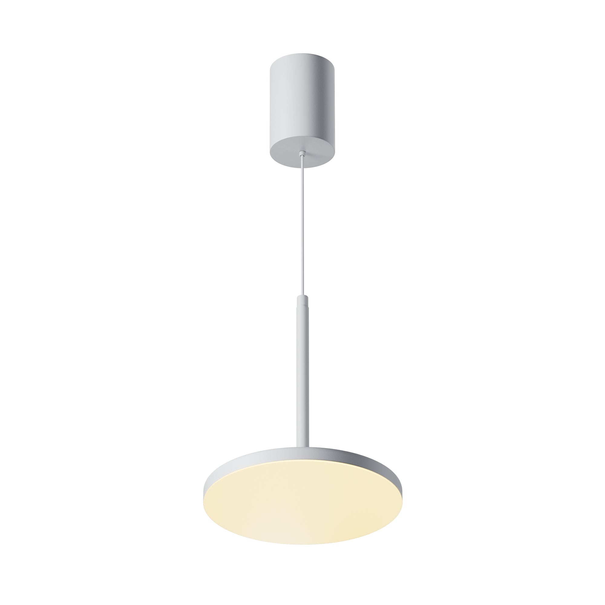 Lampa wisząca LED Plato 12W Ciepła biel 790lm aluminium biała wym:195x18,5x18,5cm IP20 Maytoni