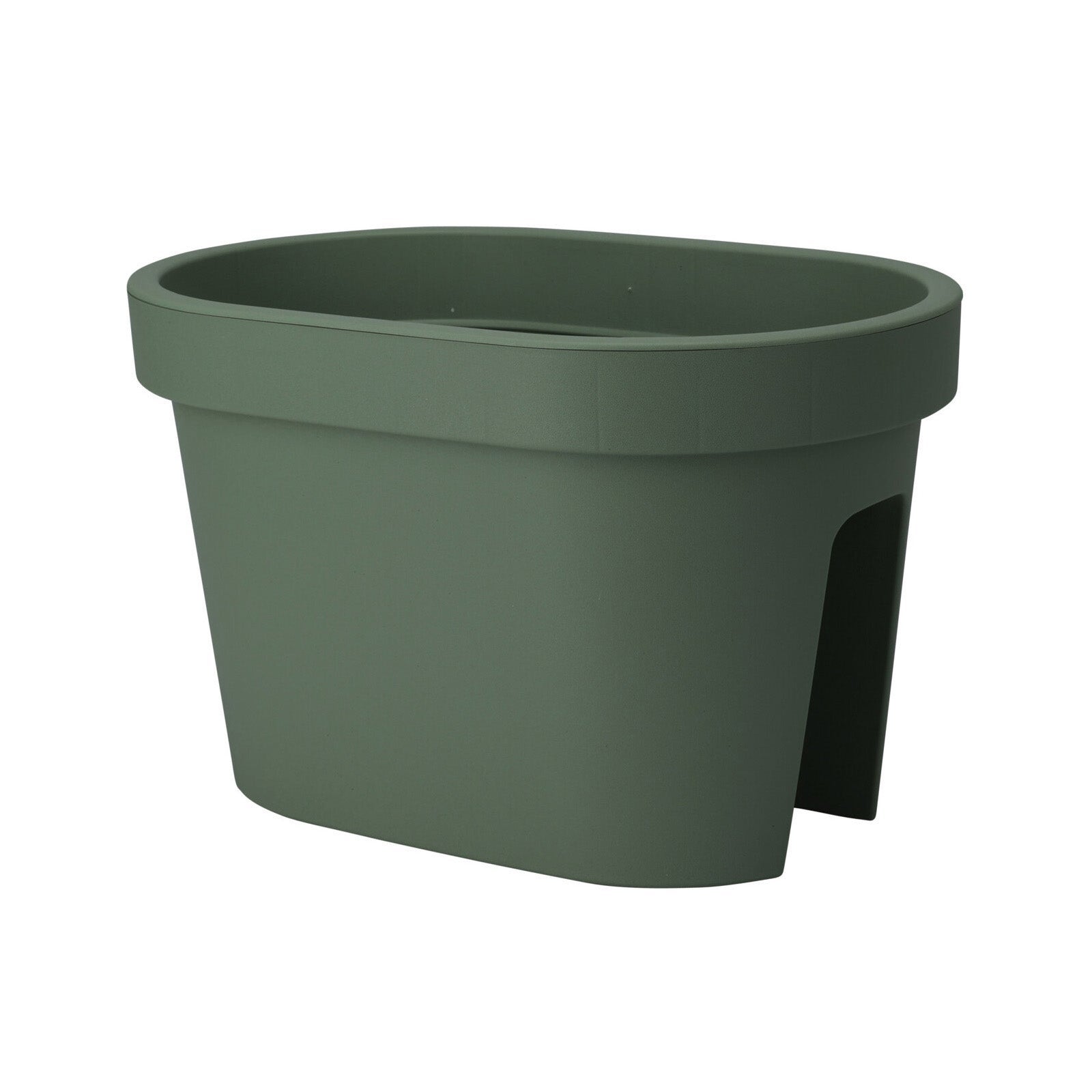 3 Vasi Portapiante Rettangolari Marrone Scuro – In Plastica Con Sottovaso, Fori Drenanti, Per Succulente E Piccoli Fiori Da Balcone - 4