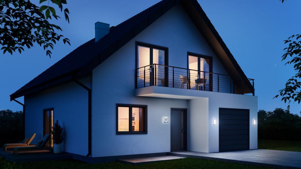 Luce LED integrata per esterni 946 lm con sensore STEINEL L 240 S in acciaio inox - 3