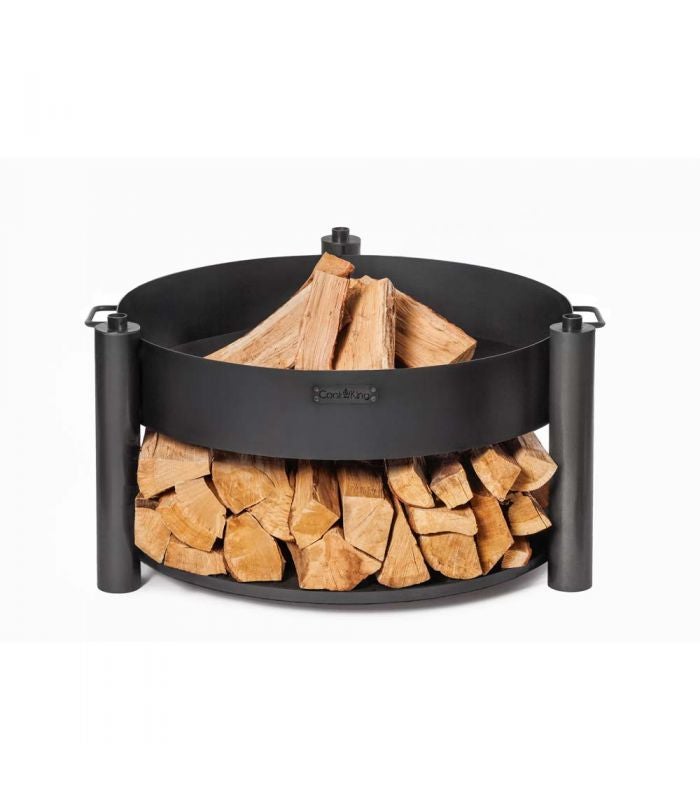 Bushcraft Treppiede Per Braciere In Acciaio Inox – Regolazione Altezza Con Catena, 2 Pezzi, Per Campeggio E BBQ