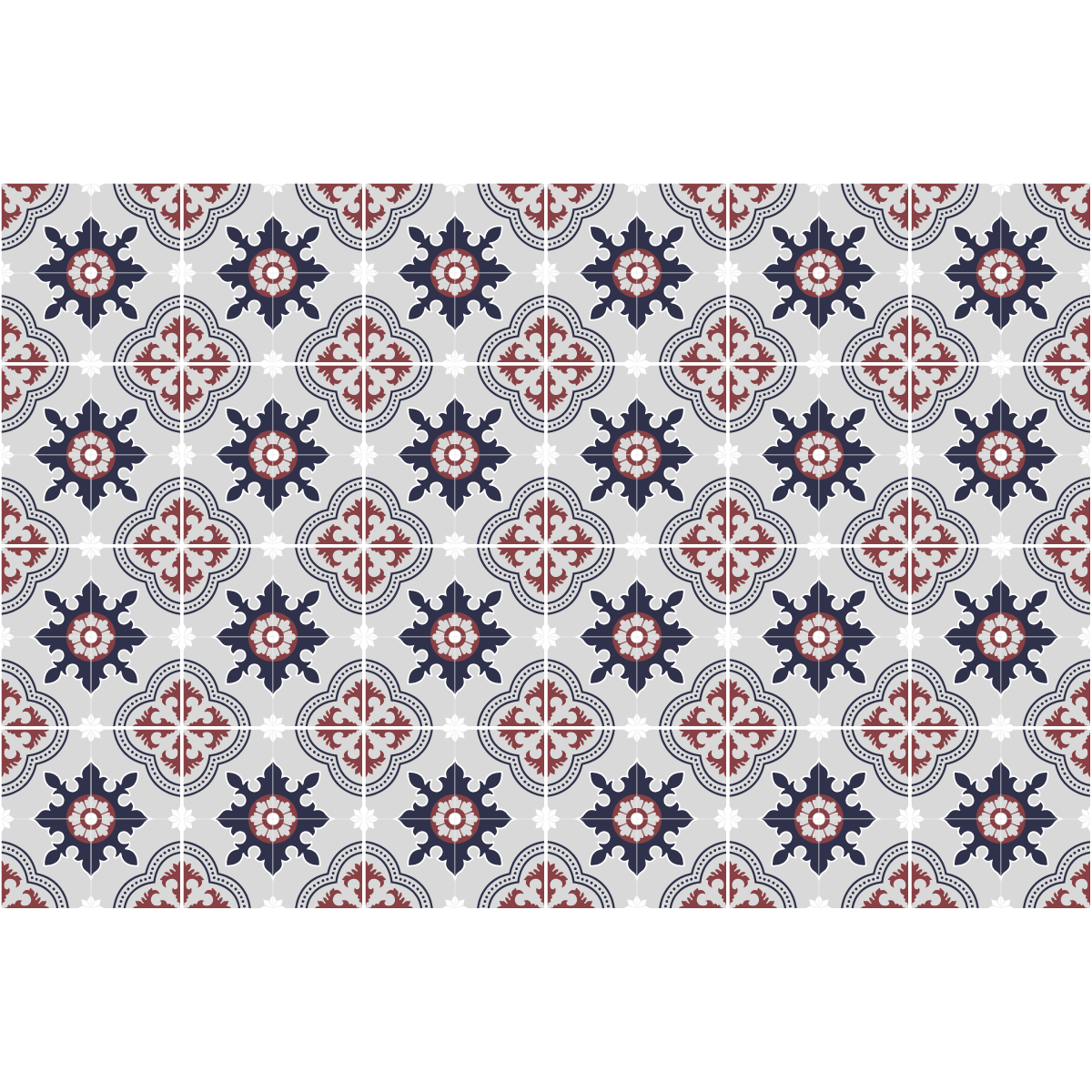 24 adesivi piastrelle azulejos Ambroggio - Sticker adesivo - adesivi murali - 24stickers10x10cm - 2