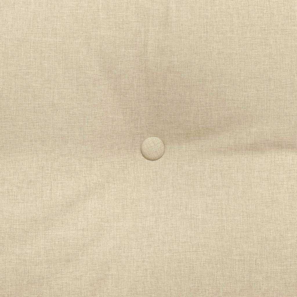 Coussin de Dos Crème 120 x 24 x 50 cm tissu vidaXL - 8