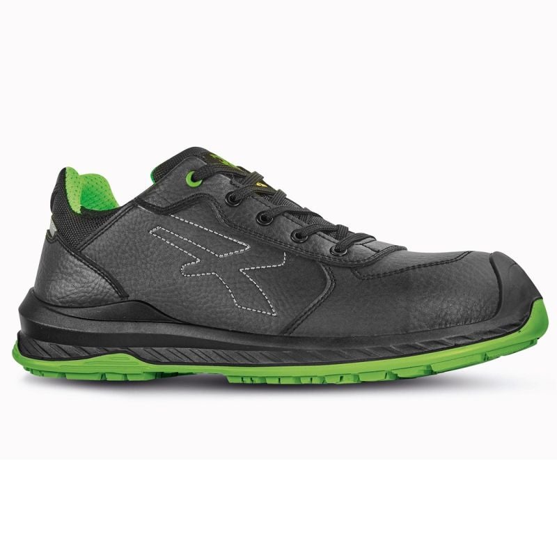 Chaussures De Sécurité Basses U-POWER YODA CARPET ESD S3 CI SRC - Gris/Vert - Taille 44 - Protection Antistatique