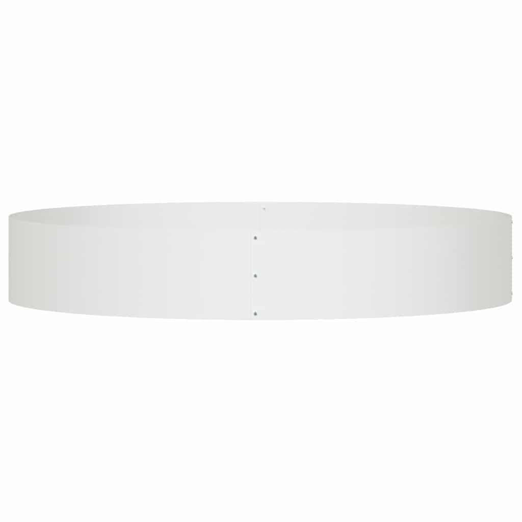 Anneau de jardinière Blanc 120 x 120 x 20 cm - 5
