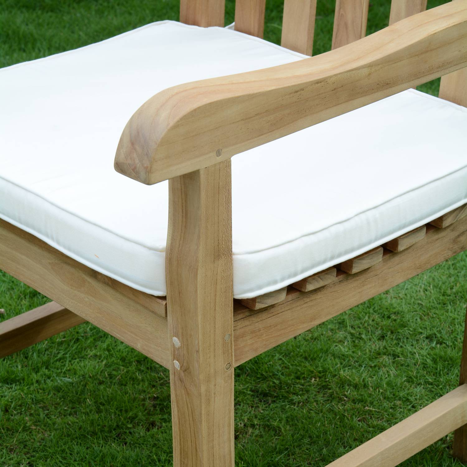 Fauteuil en teck massif Boston - 3