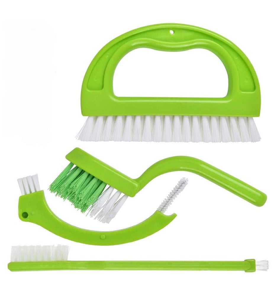 Kit di 4 spazzole per fughe di piastrelle, pulizia delle fughe di finestre in cucina, bagno e casa, rimuove la muffa superficialmente | Leroy Merlin
