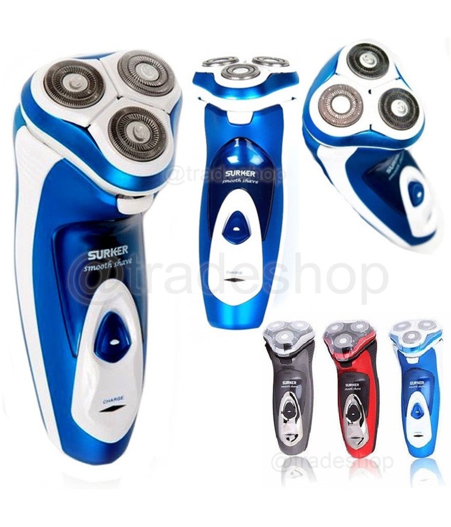 Rasoio Elettrico Pelucchi Ricaricabile 3 Velocità Con Display LED E Batteria 2500mAh - 3