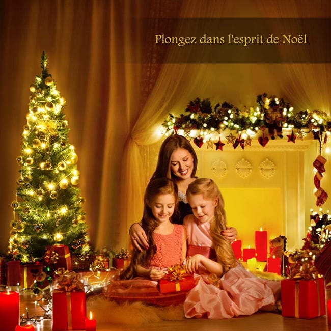 Albero Di Natale Artificiale Slim 180 Cm - 400 Rami Verdi Realistici Con Base Metallica - Foto 6