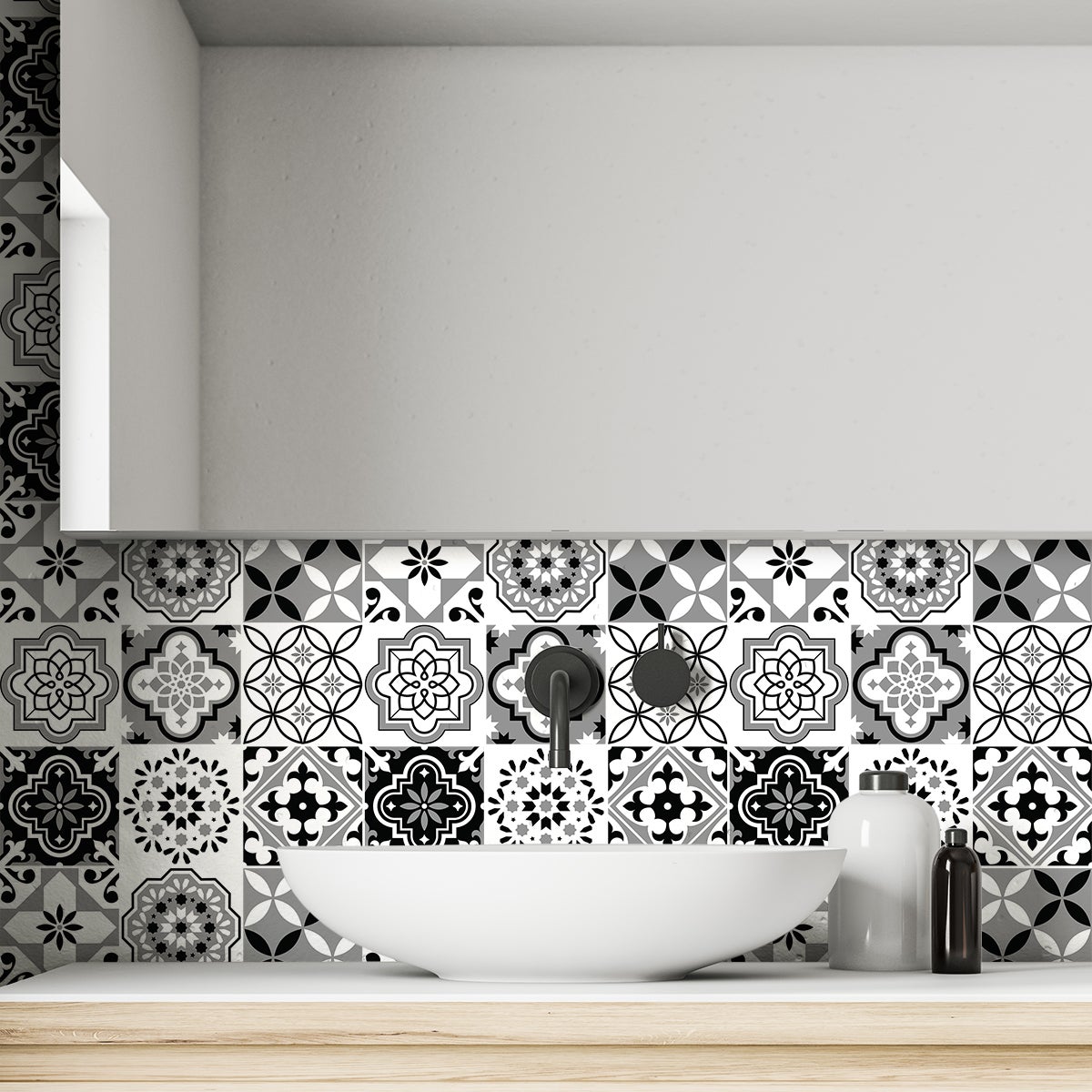 9 adesivi piastrelle azulejos conreza - Sticker adesivo - adesivi murali - 9stickers15x15cm - 3