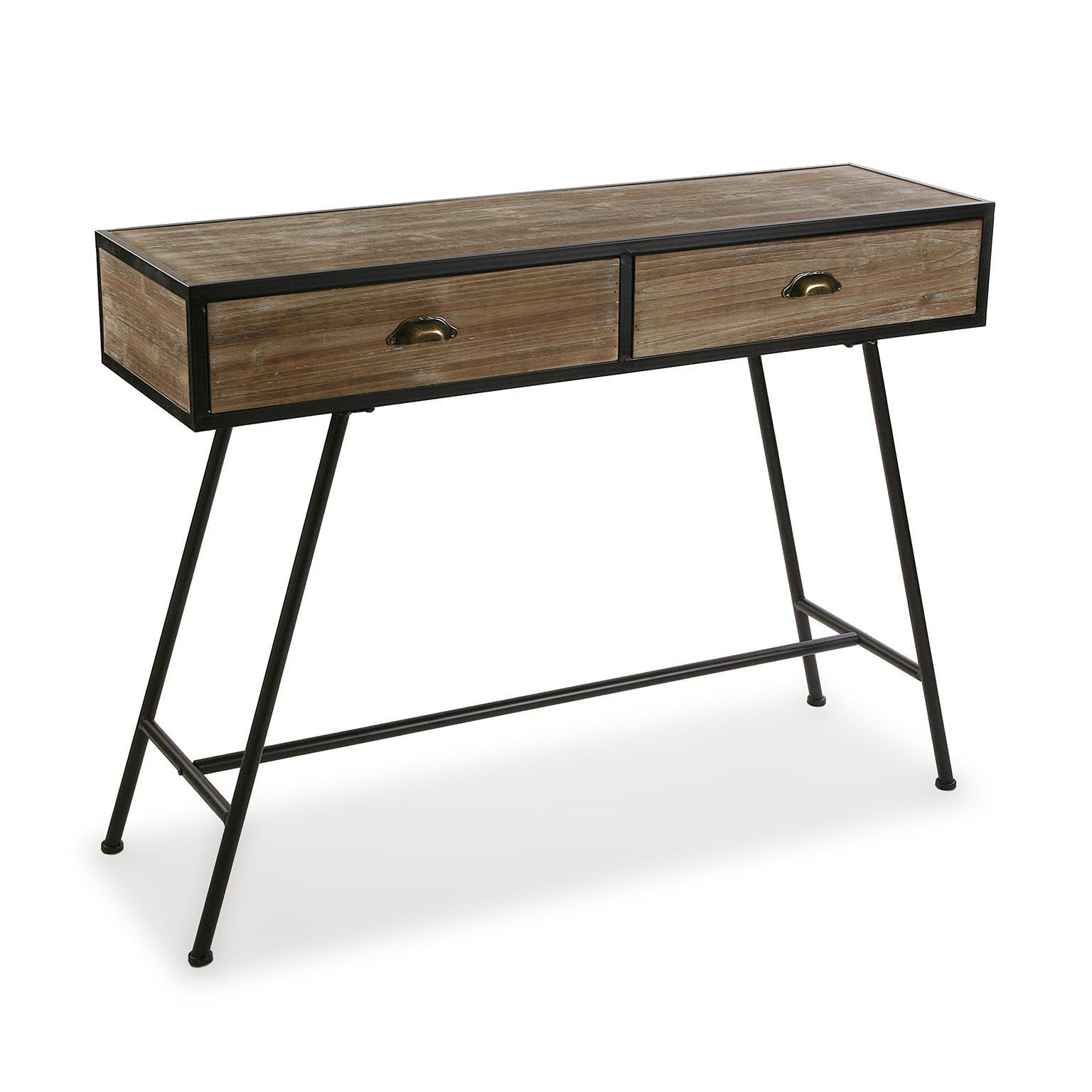 Consolle Versa in stile industriale, misure (H x L x L) 75 x 30 x 80 cm