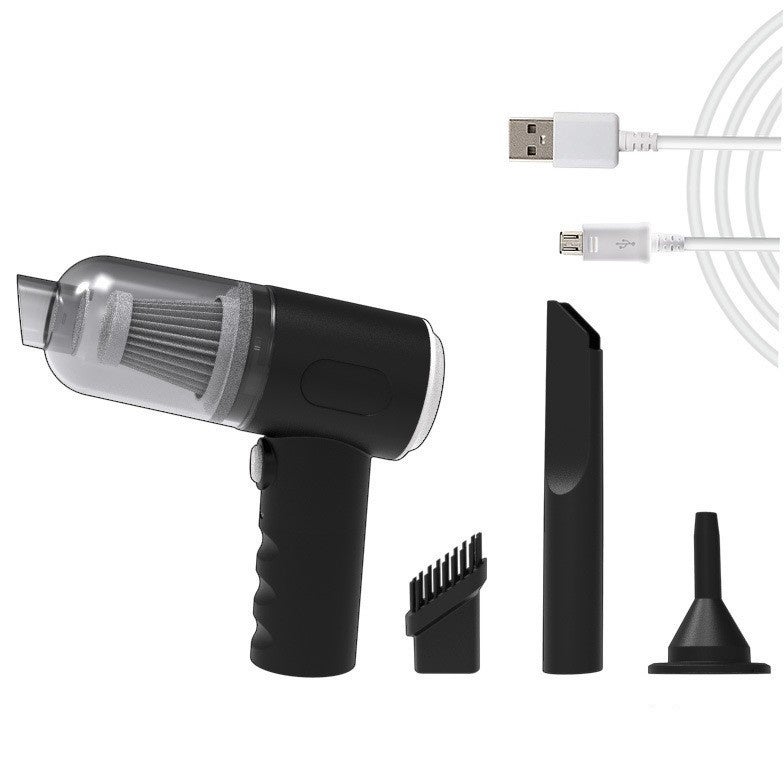 Aspirapolvere Portatile 4 In 1 Senza Fili – 5500 Pa, 3600 MAh, Type-C, Con Aspirazione, Soffio, Gonfiaggio E Vuoto, Per Auto E Casa