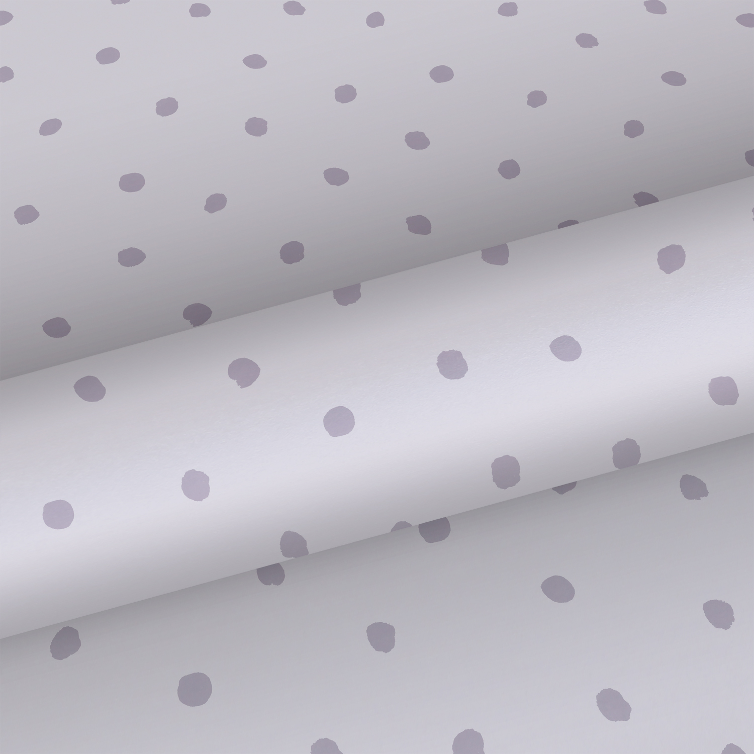 Papel pintado puntos morado lila - 0.53 x 10.05 m - estahome