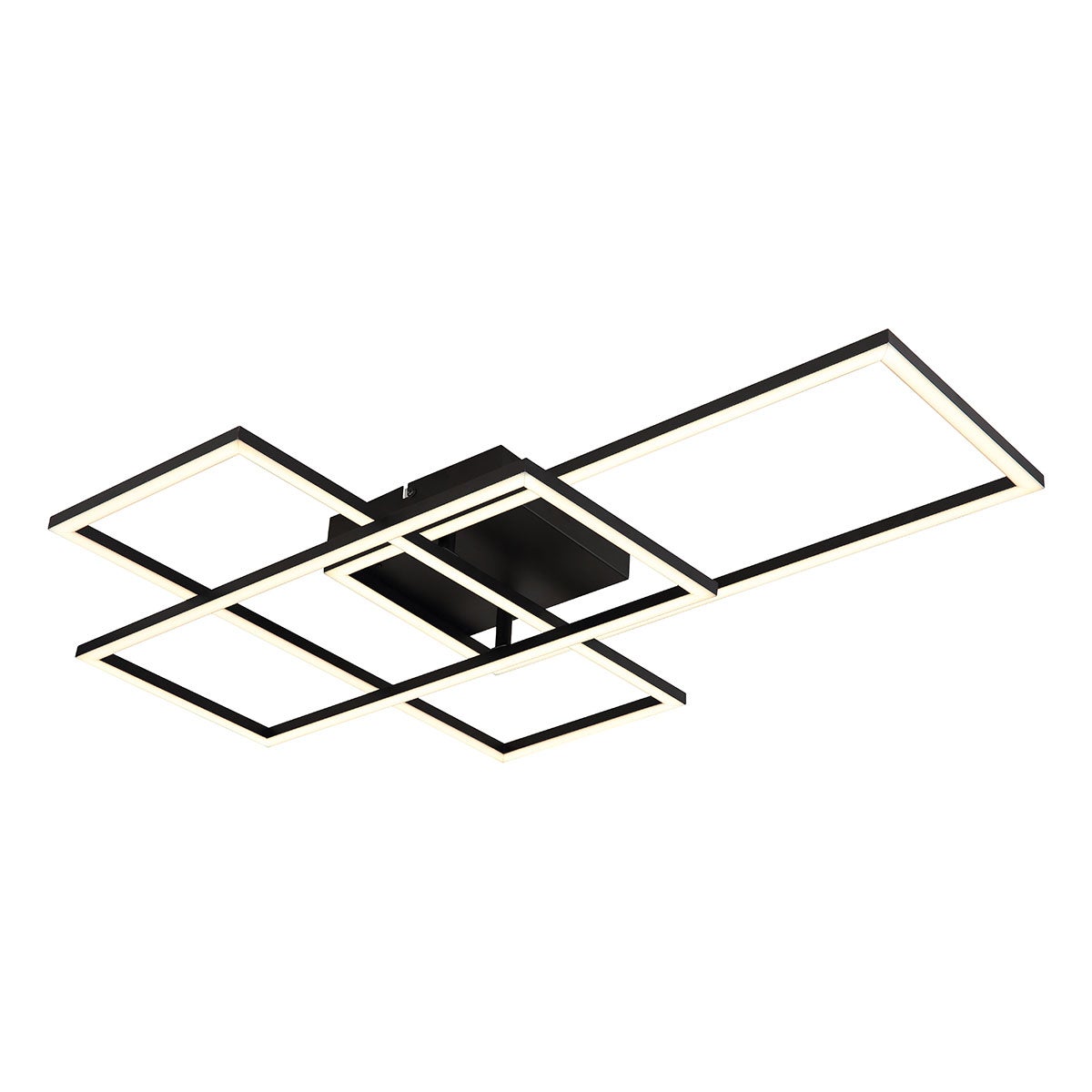 Globo - plafonnier - Gabriel - noir - métal - LED - 67227-40NBSH ...