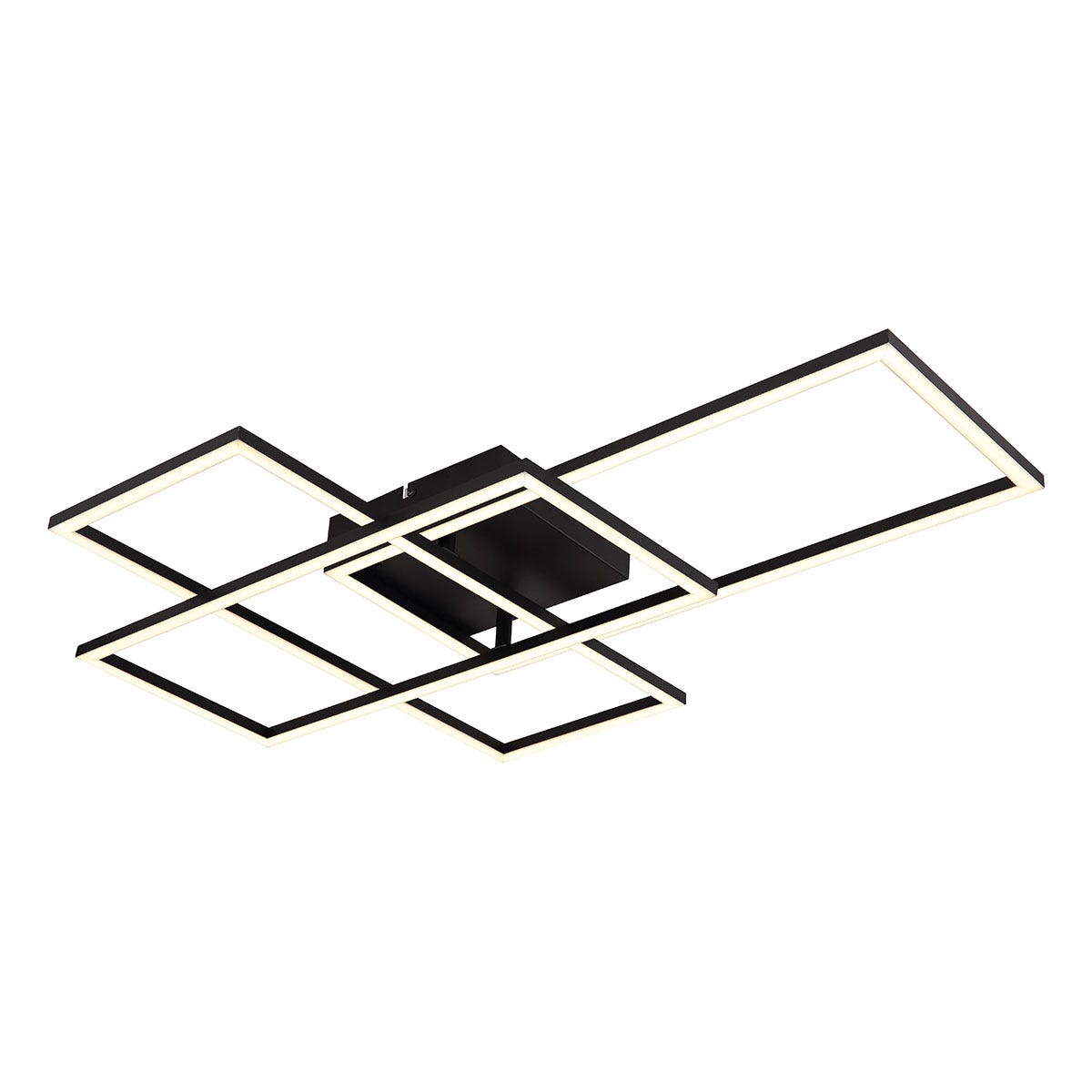Globo - plafonnier - Gabriel - noir - métal - LED - 67227-40NBSH ...