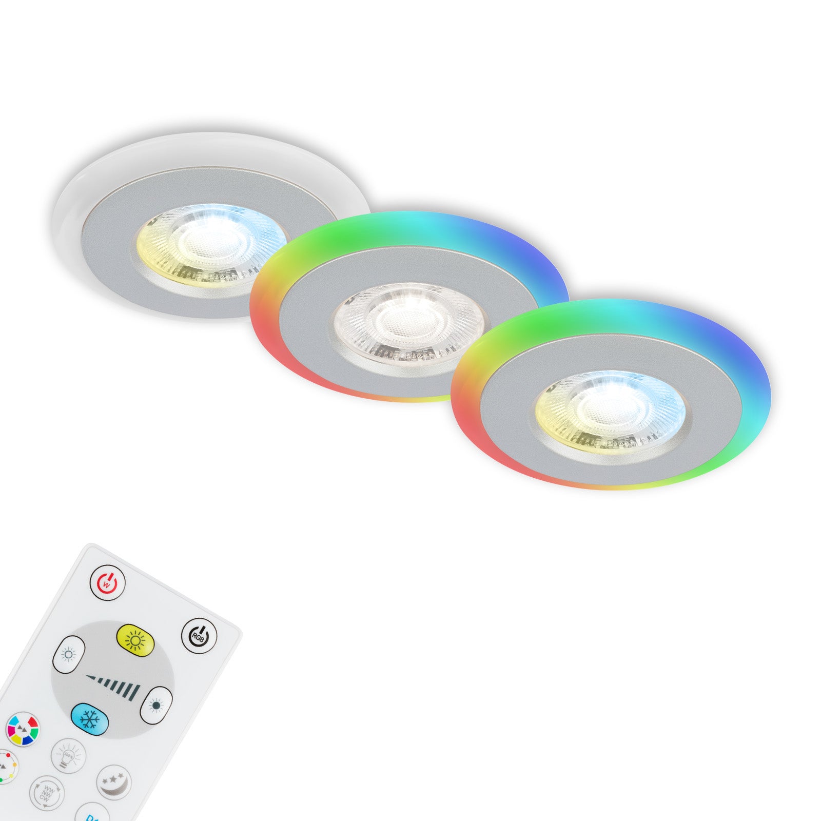 Anneau Lumineux LED Instarter 61W RGB - Bicolore 3200-7500K, écran Contrôle, Trépied Inclus | Pour Streaming, Maquillage - 10