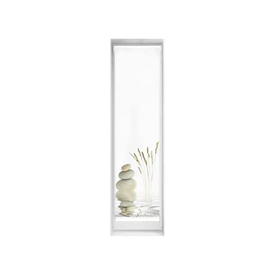 Estor estampado easyfix - estor sin herramientas tamaño 40x150 - estor sin taladro color serenidad | blindecor