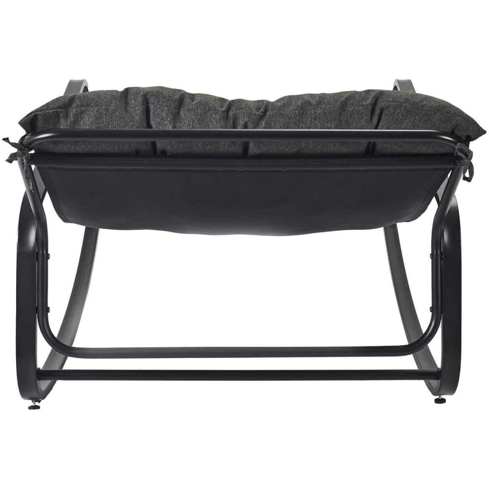 Fauteuil à Bascule - Home Deco Factory - Miami - Design - Gris - 6