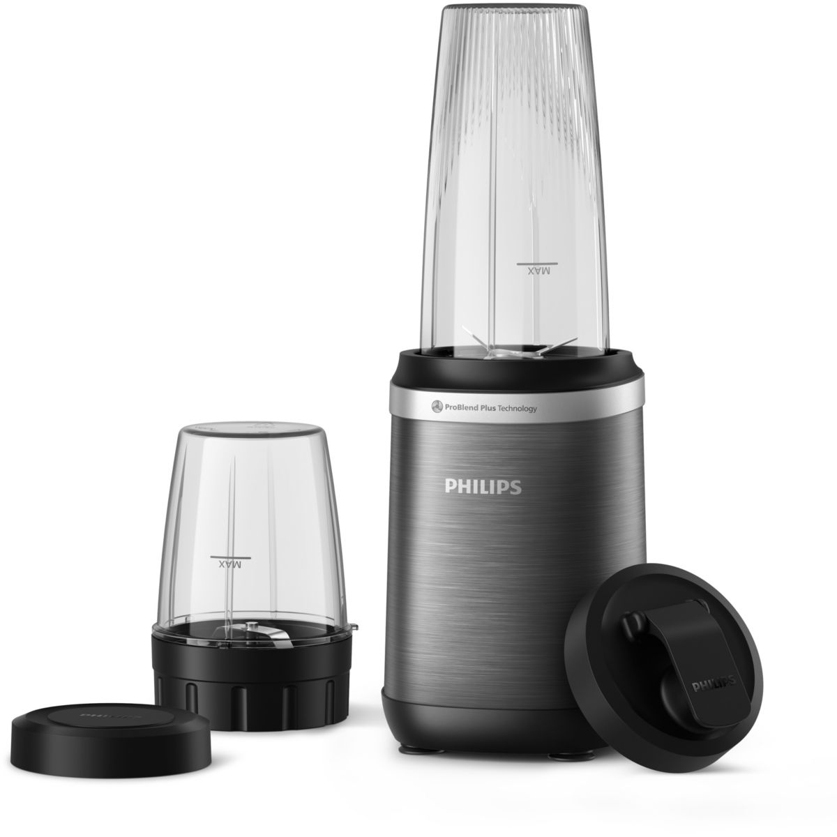 Batidora de Vaso Philips Serie 5000 HR2766/00 1000 W 0,7 L Negro Acero Inoxidable - Imagen 3
