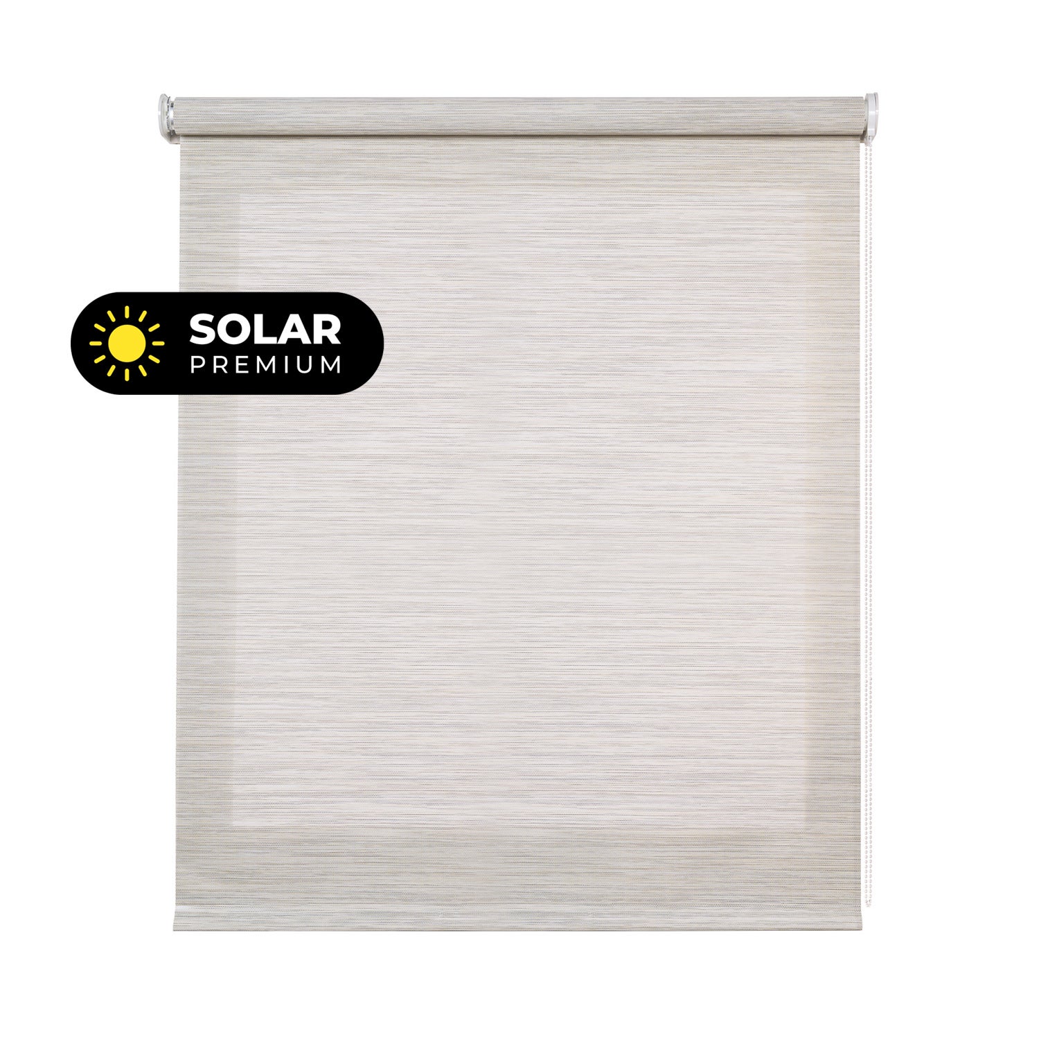 Estores enrollables screen premium con tejido técnico de alta calidad y acabados en aluminio con un tubo de 38 mm ø estor gris-beige 100x250 cm