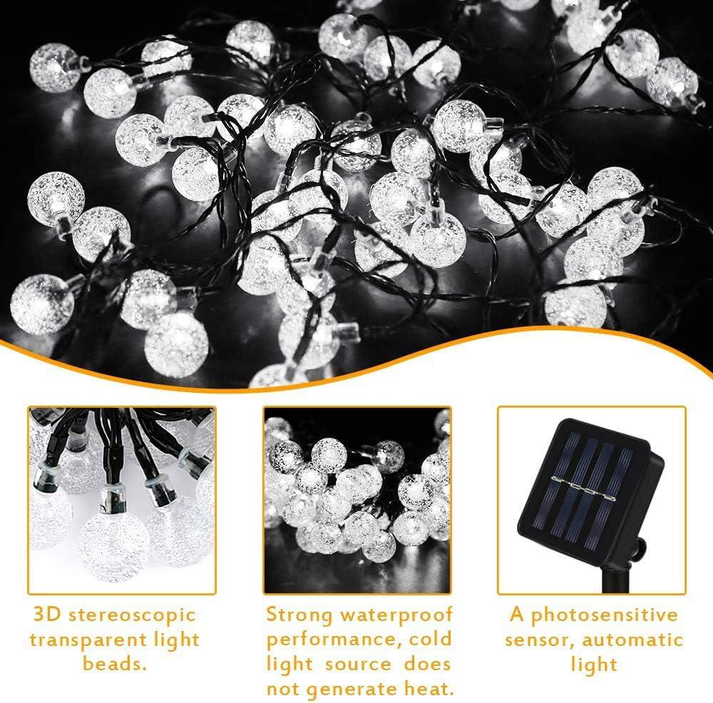 SUWITU Guirlande Lumineuse, 13M 120 LED Guirlandes Lumineuses à Piles