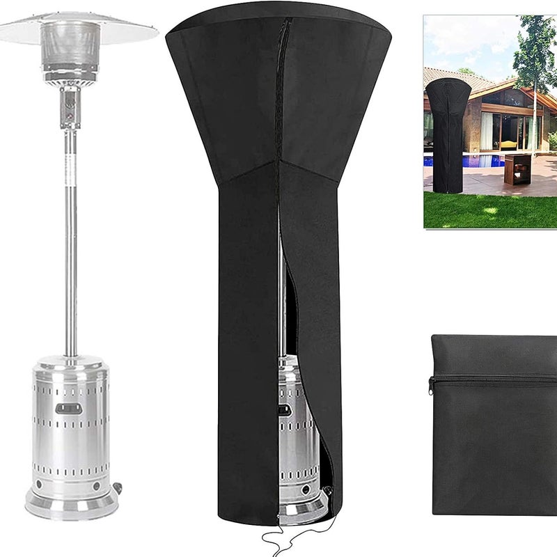 Pokrowiec na grzejnik tarasowy, wymiary 226 x 85 x 48 cm, tkanina Oxford 420D, wodoodporna i odporna na promieniowanie UV, z torbą do przechowywania,