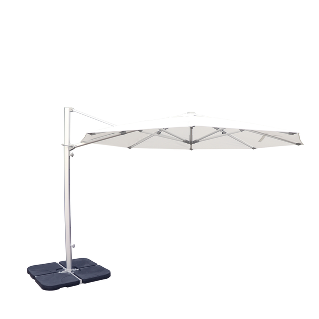 Parasol déporté anti-vent Vendavel Ø3,30m - Toile polyester