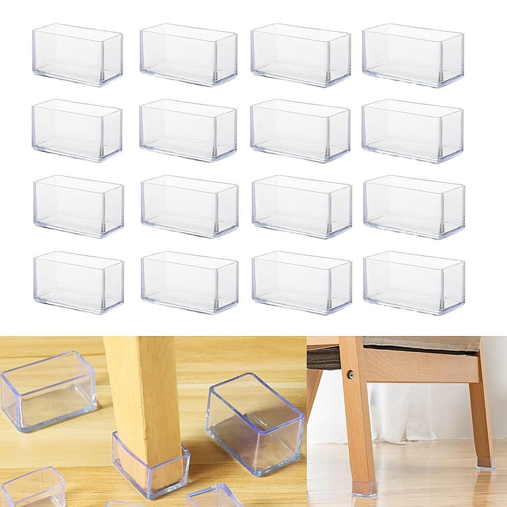 Set de 12 Embouts de Protection Pieds de Chaise SilentCaps