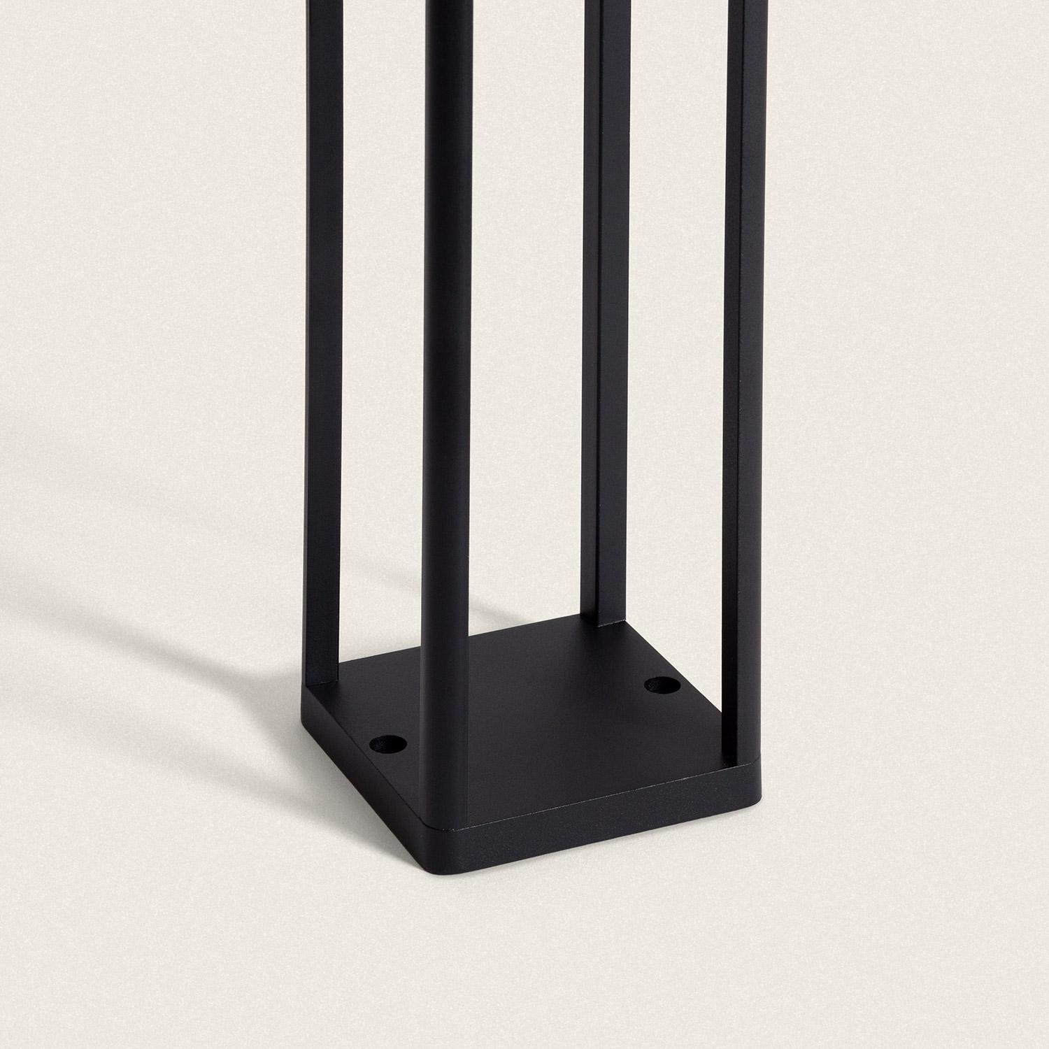 Balise Extérieure sur Pied Solaire 2W 40cm Aluminium avec Détecteur de Mouvement Devah, Noir, Aluminium, IP44, 202lm - 3