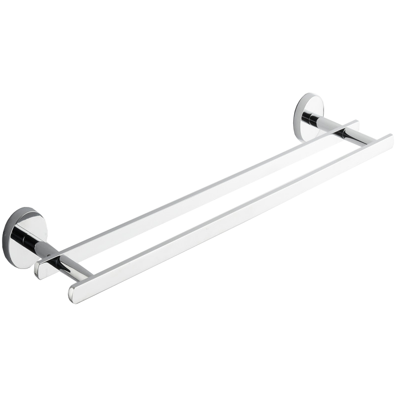 Mexen Loft podwójny wieszak na ręcznik, chrom - 7012625-00