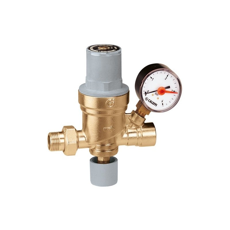 Grupo de llenado automático preajustable 1/2" con conexión para manómetro 1/4 "F Caleffi 553540