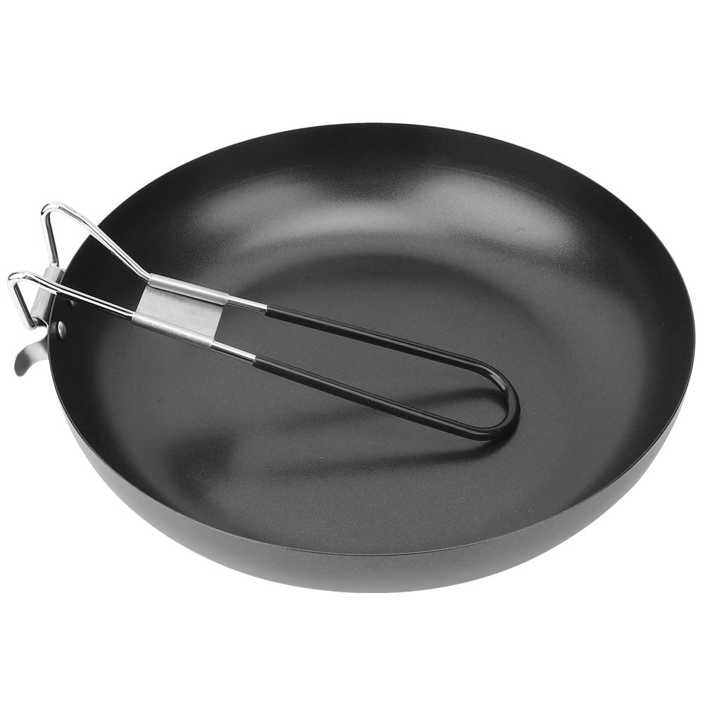 Padella Antiaderente In Ghisa Per Pancake | Diametro 20 Cm | Adatta A Induzione | Manico Lungo Per Cucina E Campeggio