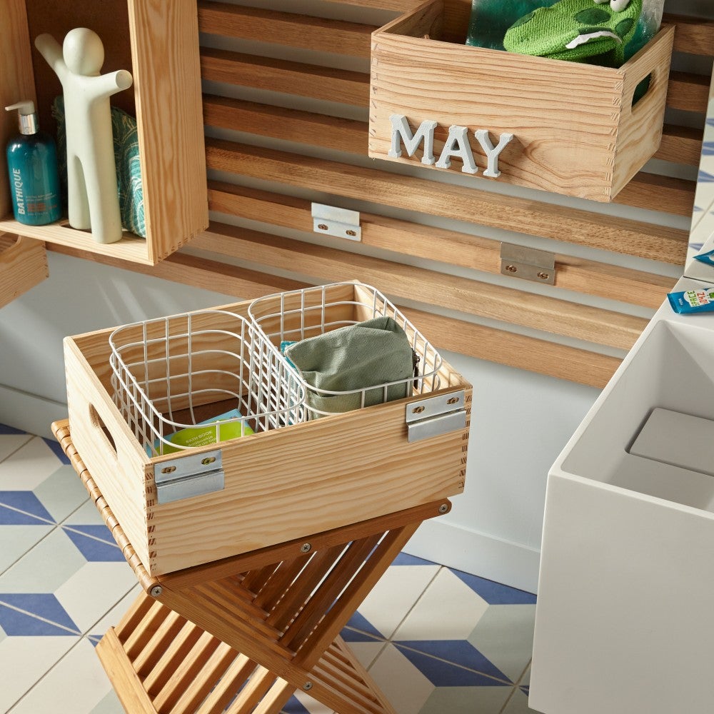 Lot de 10 profils pour suspension de meuble acier zingué HETTICH, l.45 mm - 3