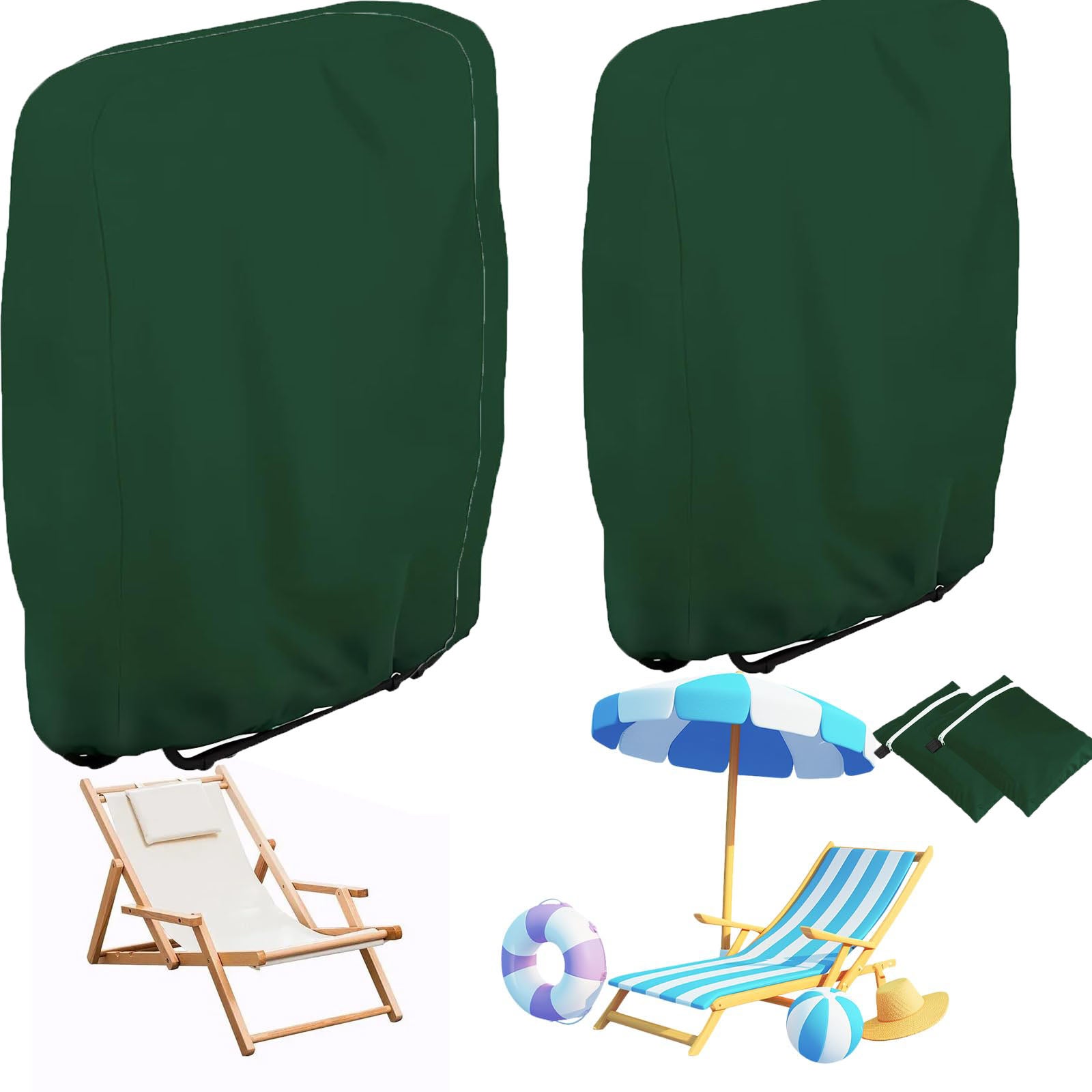 Copertura per lettino prendisole da giardino pezzi 110 x 71 cm