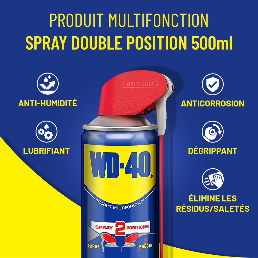 Produit multifonction WD-40 500 ml 33034 - 2
